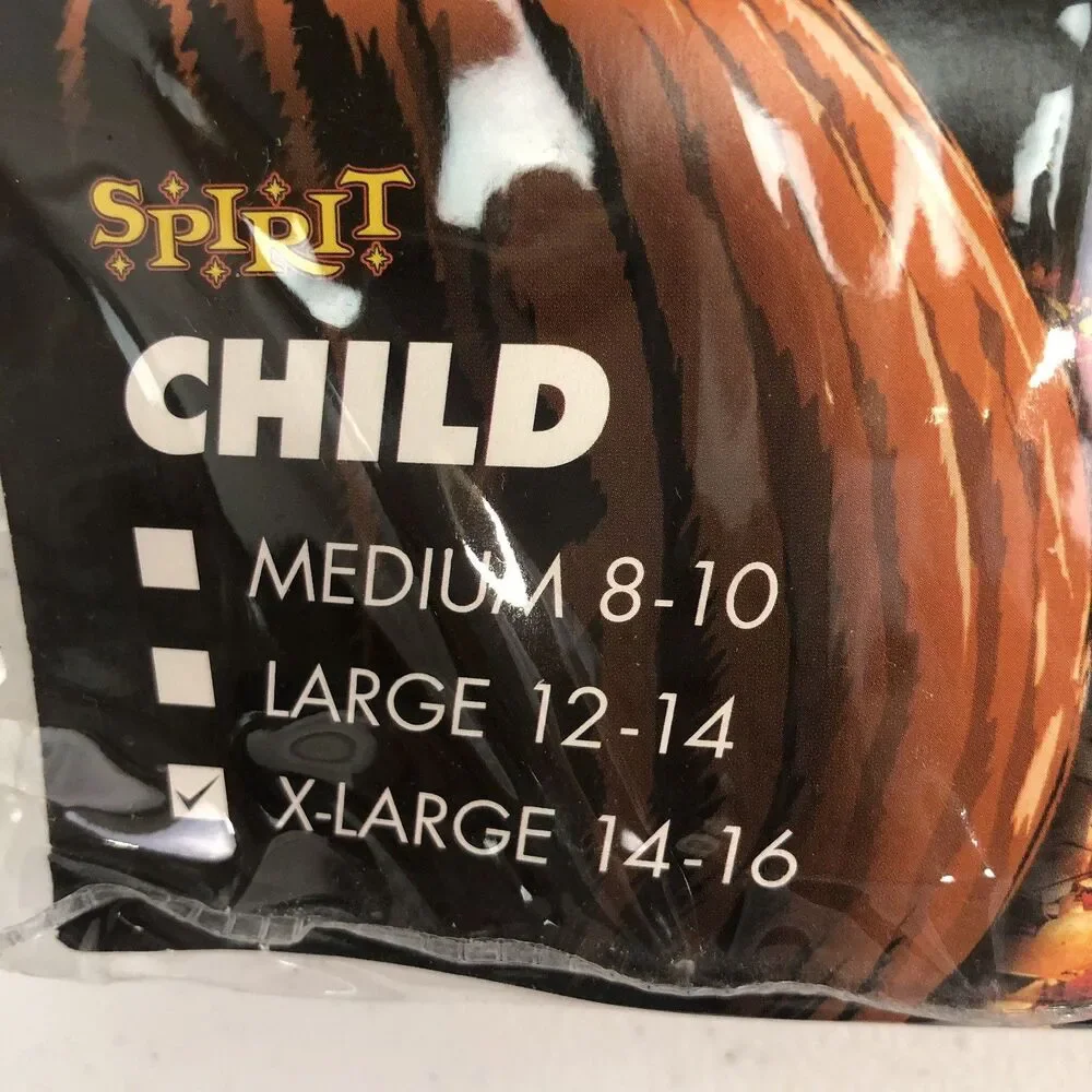 Spirit Halloween Trick R Treat Sam Shirt Spirit Child XL 14-16 New In package